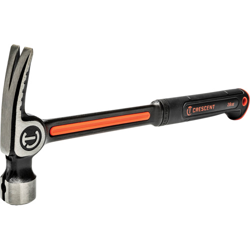 Milled-Face Framing Hammer, 28 oz., Solid Steel Handle, 16" L Infinity Industrial Services Inc.