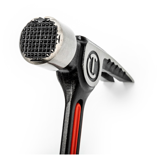 Milled-Face Framing Hammer, 28 oz., Solid Steel Handle, 16" L Infinity Industrial Services Inc.