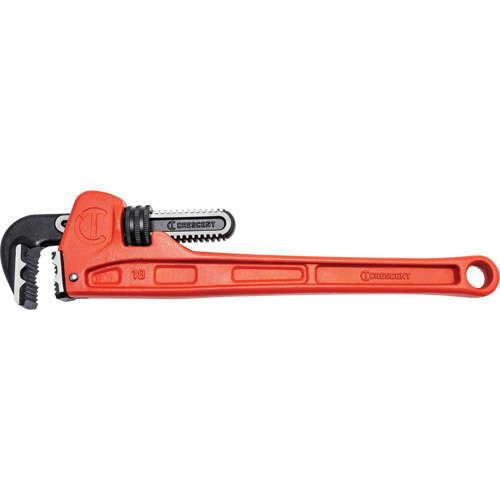 Cl&eacute; &agrave; tuyau &agrave; m&acirc;choires K9, Cap des m&acirc;choires 2-7/8", Longueur 18", Fini Rev&ecirc;tement en poudre, Prise Ergonomique Infinity Industrial Services Inc.