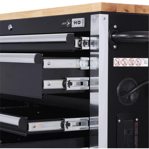 HDRC5212 Armoire mobile de s&eacute;rie HD, 12 tiroirs, 51-1/4" la x 21" p x 40-3/10" h, Noir Infinity Industrial Services Inc.