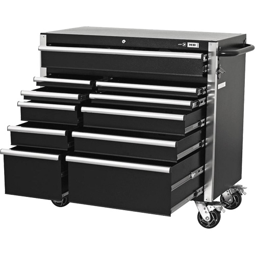 HDCC-4115 HD Series Toolbox Combo, 21-1/2" D x 44-1/5" W x 63-3/10" H, Black Infinity Industrial Services Inc.