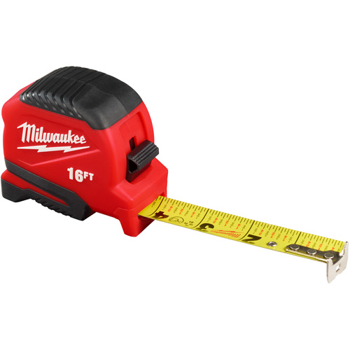 Compact Tape Measure, 1" x 16' Infinity Industrial Services Inc.