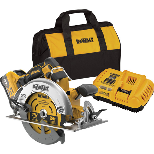 Trousse de scie circulaire sans balai sans fil MAX* XR avec XR POWERPACK, 7-1/4", 20 V Infinity Industrial Services Inc.