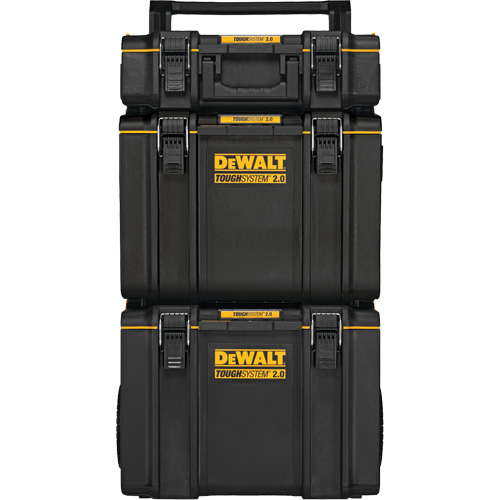 TOUGHSYSTEM&reg; 2.0 Rolling Tower, 24" x 20-2/5" x 34-1/2", Black/Yellow Infinity Industrial Services Inc.