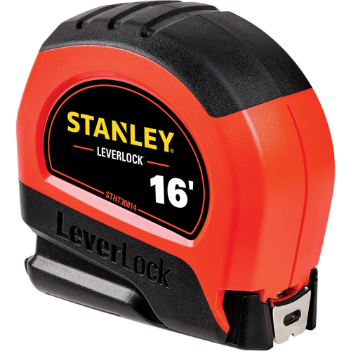 High-Visibility LEVERLOCK&reg; Tape Measure, 16', Imperial Graduations Infinity Industrial Services Inc.
