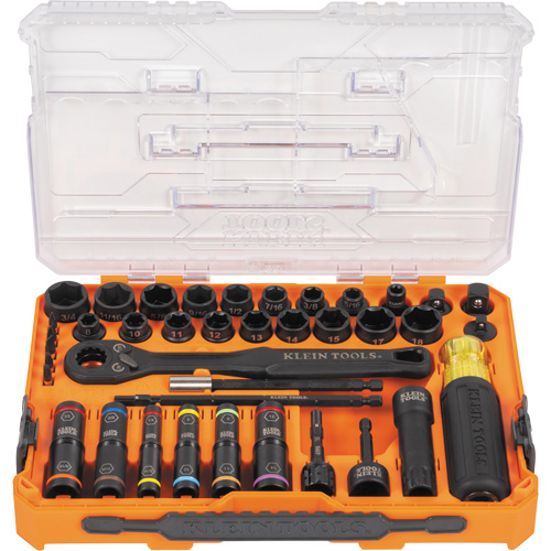 KNECT Complete Impact Pass Through & Flip Socket Set, 39 Pcs, Impact Infinity Industrial Services Inc.