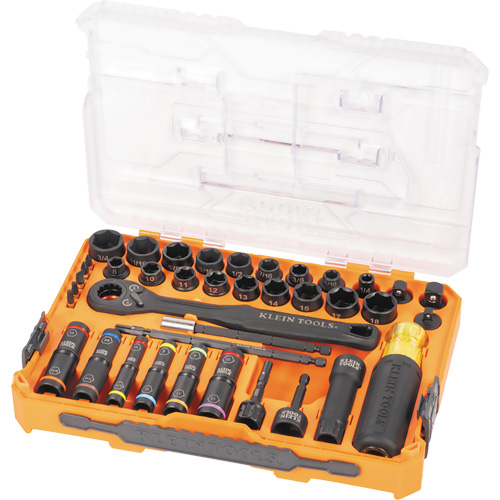 KNECT Complete Impact Pass Through & Flip Socket Set, 39 Pcs, Impact Infinity Industrial Services Inc.