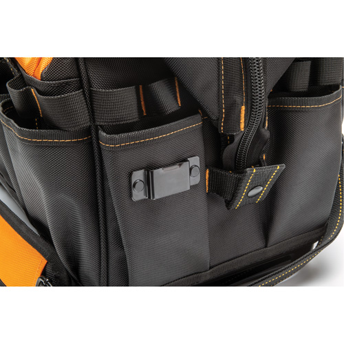 Sac &agrave; outils de 20" pour les professionnels, Nylon, 33 pochettes, Noir/Orange Infinity Industrial Services Inc.