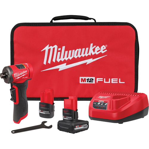FUEL Right Angle Die Grinder Kit, 1/4" Collet, 12 V, Lithium-Ion Infinity Industrial Services Inc.