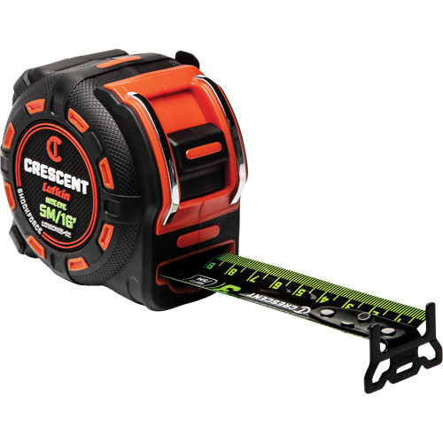 Shockforce NITE EYE Tape Measure, 1-1/4" x 16'/5 m, Metric/SAE Graduations Infinity Industrial Services Inc.