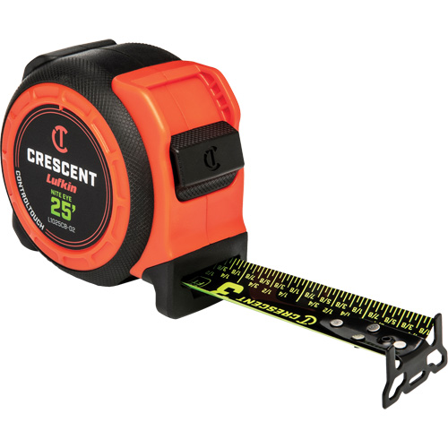  CONTROLTOUCH NITE EYE Tape Measure, 1-3/16" x 25', SAE Graduations Infinity Industrial Services Inc.