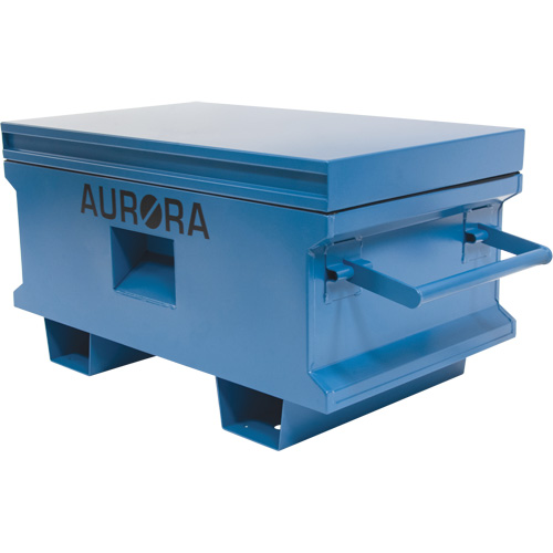 Jobsite Tool Box, 33" x 20-3/10" x 18-3/10", Steel, Blue Infinity Industrial Services Inc.