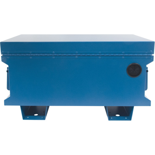 Jobsite Tool Box, 33" x 20-3/10" x 18-3/10", Steel, Blue Infinity Industrial Services Inc.