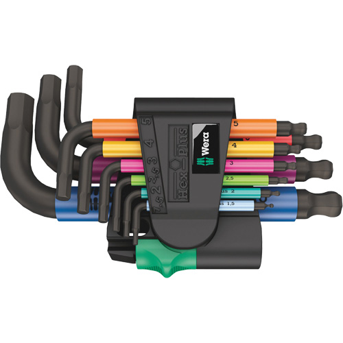 950/9 Hex-Plus Multicolour 2 L-Key Set, 9 Pcs., Metric Infinity Industrial Services Inc.