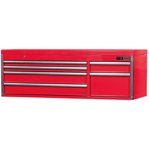 PMC5606 Pro Series Mechanics Chest, 55-1/2" W, 6 Drawers, Red Infinity Industrial Services Inc.