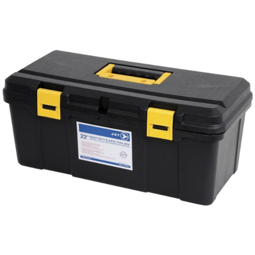 JPTB-22 Plastic Hand Tool Box, 22" W x 10-1/4" D x 9-1/2" H, Black Infinity Industrial Services Inc.