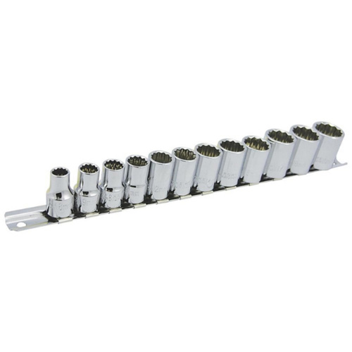 SS3812M-12 12-Point Metric Socket Set, 12 Pcs, 3/8" Drive Size Infinity Industrial Services Inc.