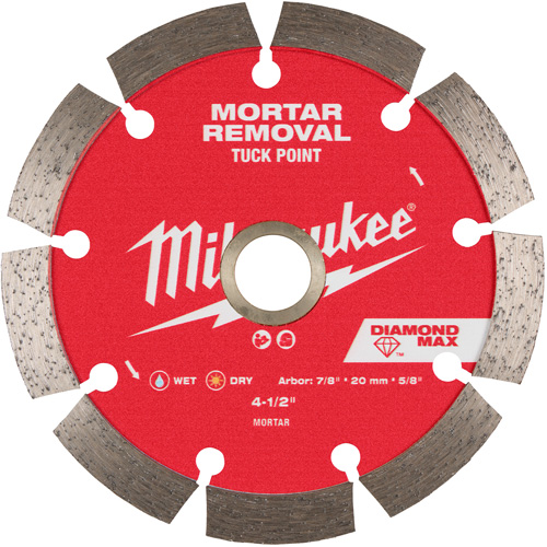 Lame diamant&eacute;e pour joints de maçonnerie DIAMOND MAX Infinity Industrial Services Inc.