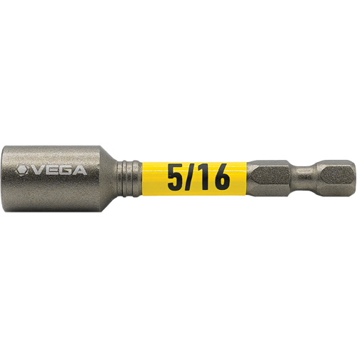 Impactech&reg; Nut Driver, 5/16" Tip, 1/4" Drive, 2-9/16" L, Magnetic Infinity Industrial Services Inc.