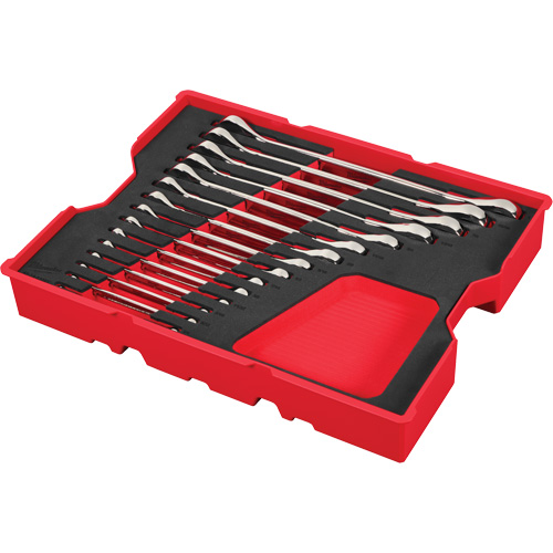 SAE Wrench Set with Tray for PACKOUT Drawers, Ratcheting Combination, 15 Pieces, Imperial Infinity Industrial Services Inc.