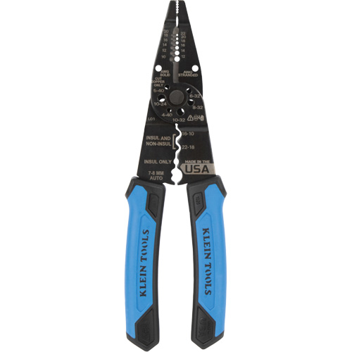 Long Nose Multi-Purpose Wire Stripper, 8-1/4" L, 10 - 20/12 - 22 AWG Infinity Industrial Services Inc.