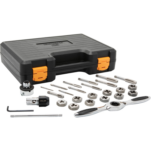 Metric Ratcheting Tap & Die Set, 27 Pieces Infinity Industrial Services Inc.