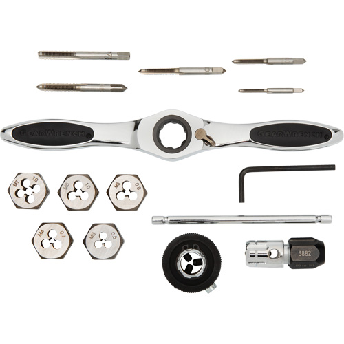 Metric Ratcheting Tap & Die Set, 15 Pieces Infinity Industrial Services Inc.