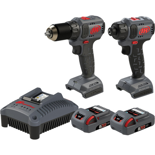 Compact Drill & Screwdriver Cordless Combo Tool Kit, Lithium-Ion, 20 V Infinity Industrial Services Inc.
