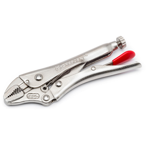 Locking Pliers with Wire Cutter, 7" Length, Curved Jaw Infinity Industrial Services Inc.
