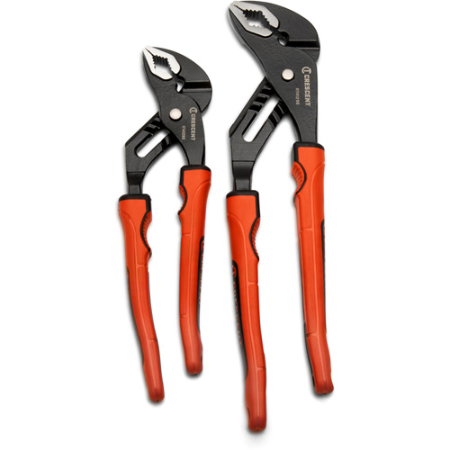 Grip Zone V-Jaw Tongue & Groove Plier Set with Dual Material Rawhide Handle, 2 Pieces Infinity Industrial Services Inc.