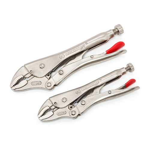 Curved Jaw Locking Pliers with Wire Cutter Set, 2 Pieces Infinity Industrial Services Inc.
