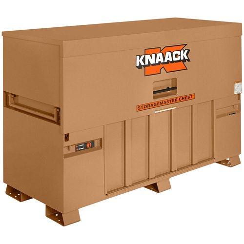 Model 91 Piano Box with 2 Padlocks, 72" W x 30" D x 49" H, Tan Infinity Industrial Services Inc.