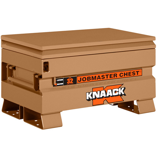 Model 32 Jobsite Chest with Padlock, 32" x 19" x 19", Steel, Tan Infinity Industrial Services Inc.