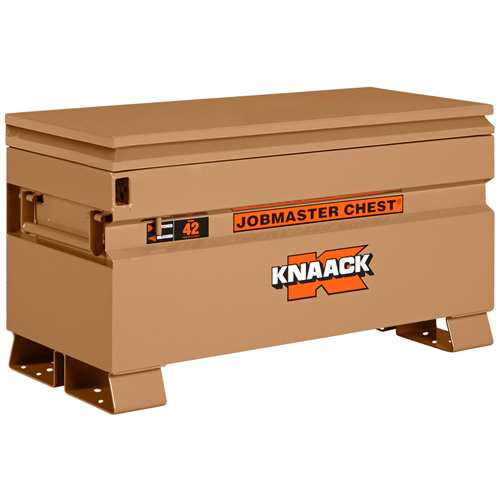 Model 42 Jobsite Chest with Padlock, 42" x 19" x 23-3/8", Steel, Tan Infinity Industrial Services Inc.