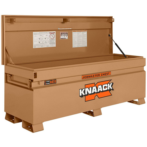 Model 2472 Jobsite Chest with Padlock, 72" x 24" x 28-1/4", Steel, Tan Infinity Industrial Services Inc.