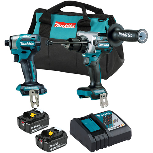 LXT Brushless Cordless Impact Driver & Hammer Drill/Driver Combo Kit, Lithium-Ion, 18 V Infinity Industrial Services Inc.
