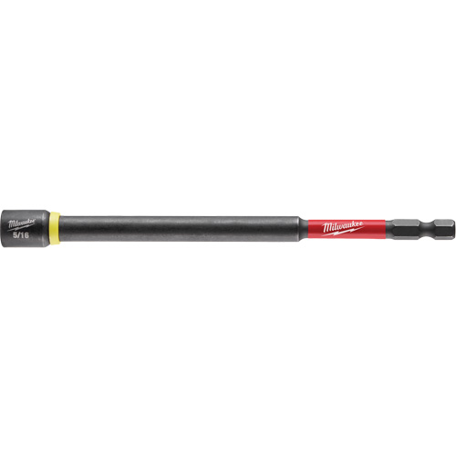 SHOCKWAVE Impact Duty Nut Driver, 5/16" Tip, 1/4" Drive, 6" L, Magnetic Infinity Industrial Services Inc.