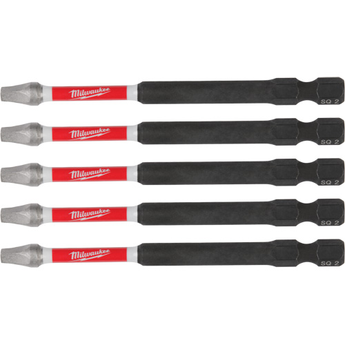 SHOCKWAVE Impact Recess Power Bits, Square, 2 Tip, 3-1/2" Length Infinity Industrial Services Inc.