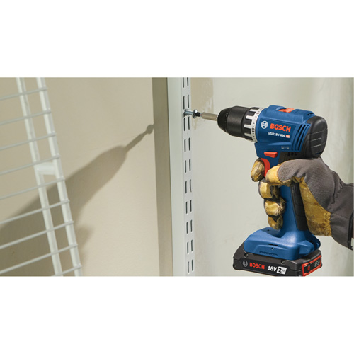 Compact Brushless Drill/Driver Kit, Lithium-Ion, 18 V, 1/2" Chuck, 400 in-lbs. Torque Infinity Industrial Services Inc.