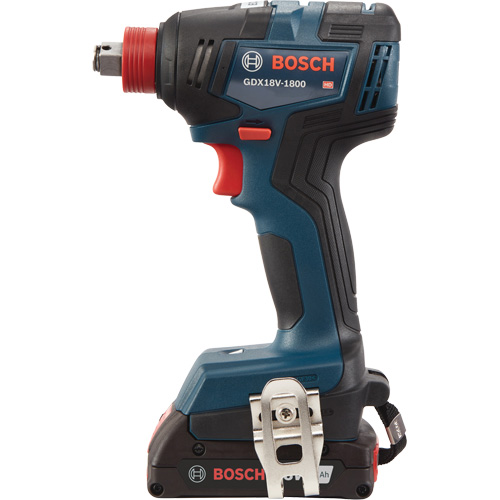 Ensemble visseuse/cl&eacute; &agrave; chocs 2-en-1 pour embouts et douilles, 1/2", 1800 lb-po Couple max., 18 V, Lithium-ion Infinity Industrial Services Inc.