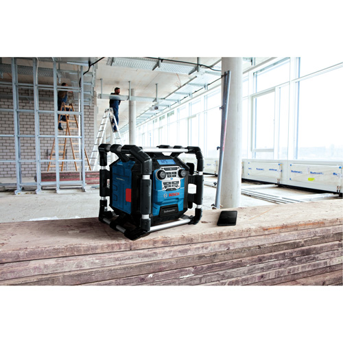 Jobsite Radio with Bluetooth&reg; 5.0 & Power Station, Lithium-Ion, 18 V Infinity Industrial Services Inc.