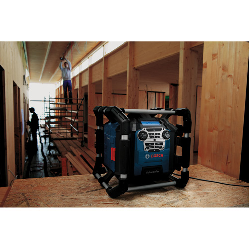 Jobsite Radio with Bluetooth&reg; 5.0 & Power Station, Lithium-Ion, 18 V Infinity Industrial Services Inc.