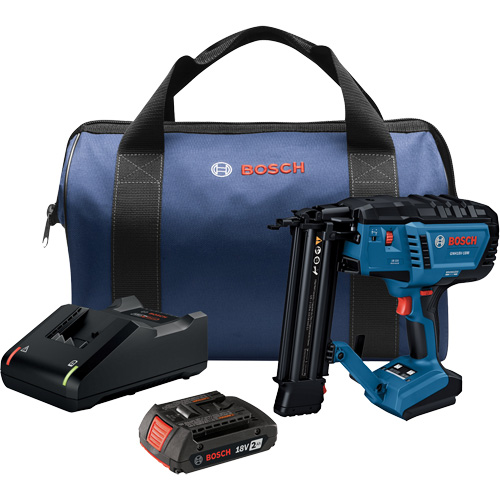 Brushless 18-Gauge Brad Nailer Kit with Standard Power Battery, 18 V, Lithium-Ion Infinity Industrial Services Inc.
