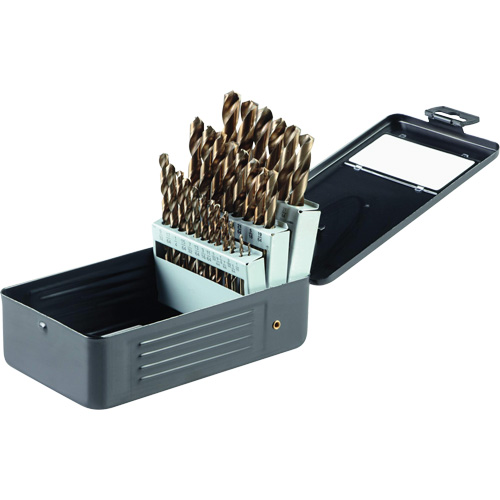 Gold Oxide Drill Bit Set, 29 Pieces, High Speed Steel Infinity Industrial Services Inc.