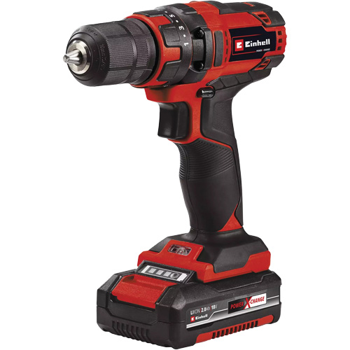Cordless Drill/Driver Kit, Lithium-Ion, 18 V, 3/8" Chuck, 310 in-lbs Torque Infinity Industrial Services Inc.