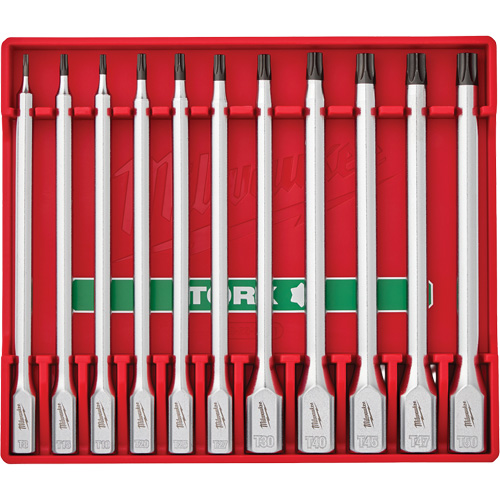 Long Bit Socket Set, Torx&reg;, 1/4"/3/8" Drive, 11 Pcs Infinity Industrial Services Inc.