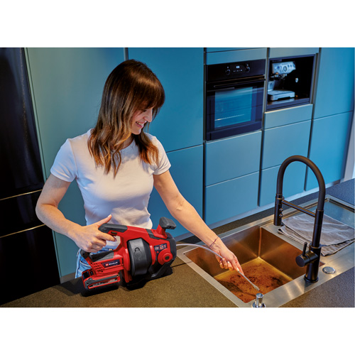 Tari&egrave;re de drain sans fil TE-DA 18/760 Li 18V (outil seulement), &eacute;lectrique, 25' Longueur du c&acirc;ble, 1/4" Diam&egrave;tre du c&acirc;ble Infinity Industrial Services Inc.