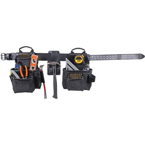 Ensemble de tabliers robustes Phantom 4 morceaux, Cuir, Noir Infinity Industrial Services Inc.