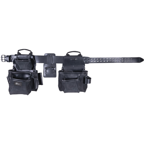 Ensemble de tabliers robustes Phantom 4 morceaux, Cuir, Noir Infinity Industrial Services Inc.