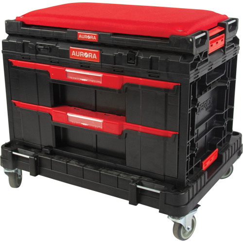 Socle roulant Arx avec jeu de roulettes pivotantes 3 mcx, 23-1/10" x 15" x 13-2/5', Noir Infinity Industrial Services Inc.